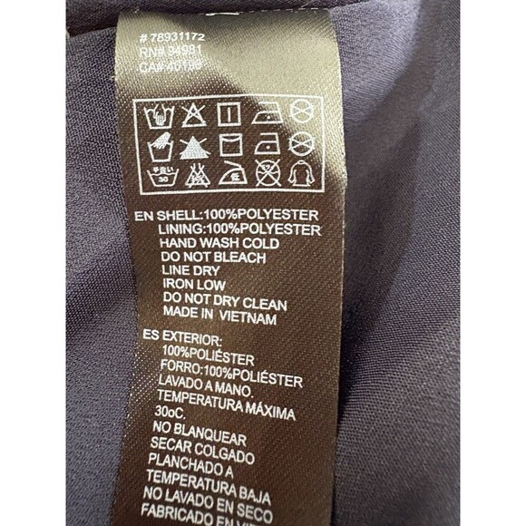 LOVE 21 Womens Size Medium Black Abstract Aztec Print Sleeveless Lined Dress - Picture 8 of 8